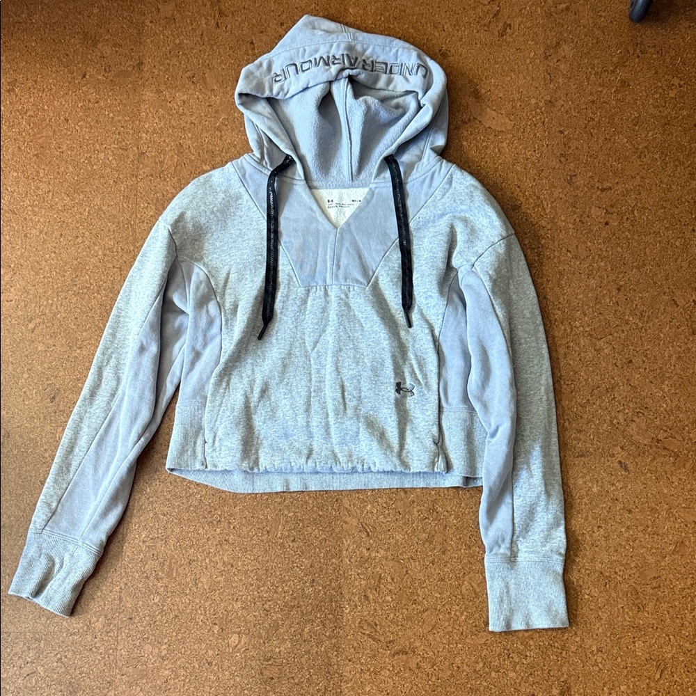 Under Armour Women's Light Gray Hoodie Jacket